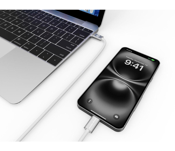 Mobile Origin 60W UltraSlim USB-C to USB-C Cable 1 m CB11 White - 1537892 - zdjęcie 4